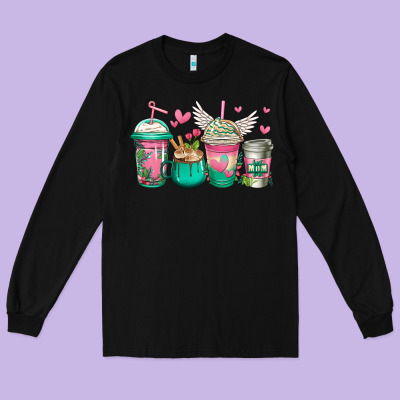 Best Mom Ever Mothers Day Coffee Cups Long Sleeve Tee Designed By Jasminsmagicworld