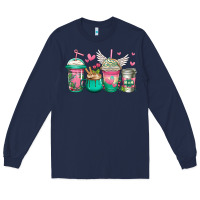 Navy best mom ever mothers day coffee cups Long Sleeve Tee - Jasminsmagicworld