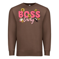 Chestnut boss lady Premium Sweatshirt - MaliasSmallBusiness