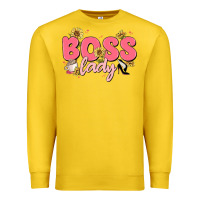 Lemon boss lady Premium Sweatshirt - MaliasSmallBusiness