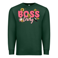 Sports Green boss lady Premium Sweatshirt - MaliasSmallBusiness