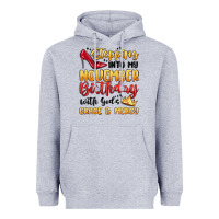 Heather Grey stepping into my november birthday Heavyweight Hoodie - MaliasSmallBusiness