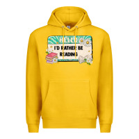 Lemon hello id rather be reading Premium Hoodie - Artiststas