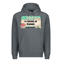 Rock hello id rather be reading Premium Hoodie - Artiststas