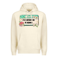 Sandshell hello id rather be reading Premium Hoodie - Artiststas