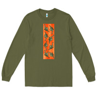 Army Green dinosaur brontosaurus pen wrap Long Sleeve Tee - Artiststas