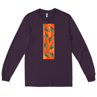 Plum dinosaur brontosaurus pen wrap Long Sleeve Tee - Artiststas