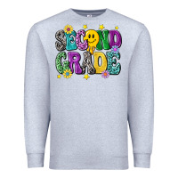 Heather Grey second grade Premium Sweatshirt - NancyCooperArtShop