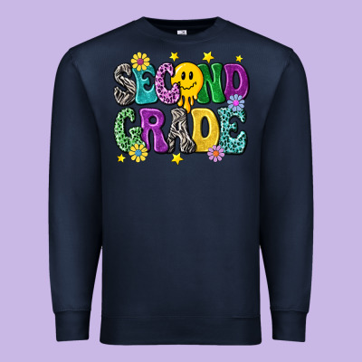 Second Grade Premium Sweatshirt Designed By Nancycooperartshop