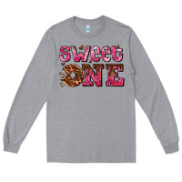 Heather Grey sweet one donut Long Sleeve Tee - AdoDesignShop