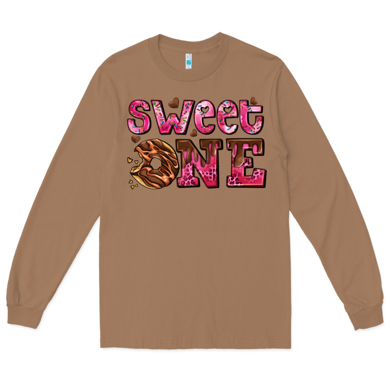 Sweet One Donut Long Sleeve Tee by AdoDesignShop | Teevron