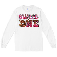 White sweet one donut Long Sleeve Tee - AdoDesignShop