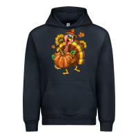 Navy Thanksgiving Turkey Urban Hoodie - texasbilliewilder