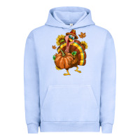 Pigment Grape Ice Thanksgiving Turkey Urban Hoodie - texasbilliewilder