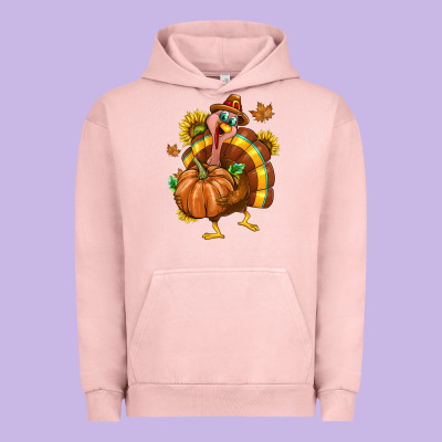 Thanksgiving Turkey Urban Hoodie Designed By Texasbilliewilder