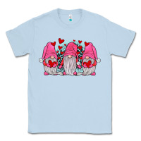 Dusty Blue gnomies valentines day Classic Tee - JahusDesignShop