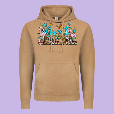 Great Grandma Vintage Hoodie Designed By Zillion Design Studio