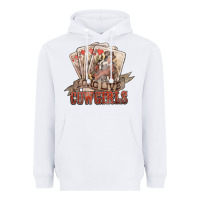 White long live cowgirls cards Heavyweight Hoodie - NancyCooperArtShop