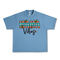 Pebble Blue mama vibes Urban Heavy Tee - CowhideDigitalArt