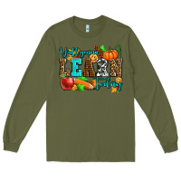 Army Green y'all gonna learn today pumpkin and pen Long Sleeve Tee - AdoDesignShop