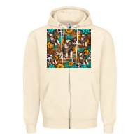 Sandshell Western Pigs Zipper Hoodie - LillyAllenDesigns