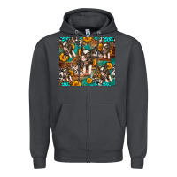 Smoke Western Pigs Zipper Hoodie - LillyAllenDesigns