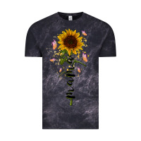 Cloud Black mama sunflower Vintage Tee - RacoonDesign