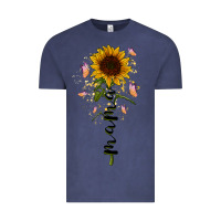 Vintage Denim mama sunflower Vintage Tee - RacoonDesign