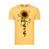 Vintage Mustard mama sunflower Vintage Tee - RacoonDesign