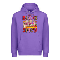Purple i like my books extra spicy Premium Hoodie - Artiststas