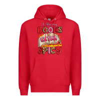 Red i like my books extra spicy Premium Hoodie - Artiststas