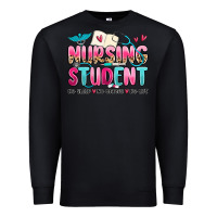 Black nursing student no sleep no money no life Premium Sweatshirt - MaliasSmallBusiness