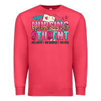 Cardinal nursing student no sleep no money no life Premium Sweatshirt - MaliasSmallBusiness
