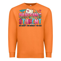 Carrot nursing student no sleep no money no life Premium Sweatshirt - MaliasSmallBusiness