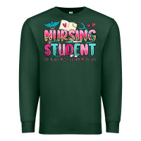 Sports Green nursing student no sleep no money no life Premium Sweatshirt - MaliasSmallBusiness