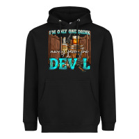 Black im only one drink Heavyweight Hoodie - NancyCooperArtShop