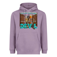 Lavender im only one drink Heavyweight Hoodie - NancyCooperArtShop