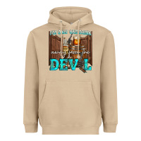 Mushroom im only one drink Heavyweight Hoodie - NancyCooperArtShop