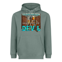 Sage im only one drink Heavyweight Hoodie - NancyCooperArtShop
