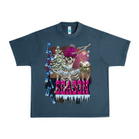 Midnight Navy freezing season skeleton Urban Heavy Tee - FaDigitalArtStudio
