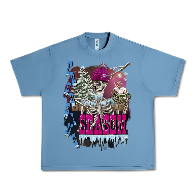 Freezing Season Skeleton Urban Heavy Tee by FaDigitalArtStudio | Teevron