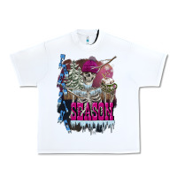 White freezing season skeleton Urban Heavy Tee - FaDigitalArtStudio