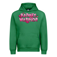 Emerald Badass warrior Breast Cancer Urban Hoodie - NancyCooperArtShop