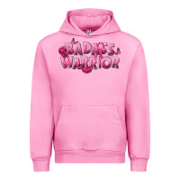 Fuchsia Pink Badass warrior Breast Cancer Urban Hoodie - NancyCooperArtShop