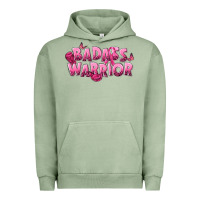 Pigment Oil Green Badass warrior Breast Cancer Urban Hoodie - NancyCooperArtShop