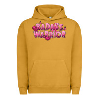 Pigment Peanut Butter Badass warrior Breast Cancer Urban Hoodie - NancyCooperArtShop