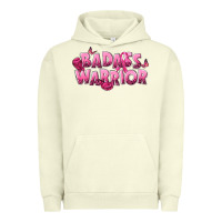 Pigment Pistachio Badass warrior Breast Cancer Urban Hoodie - NancyCooperArtShop
