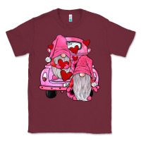 Burgundy farm truck,gnomies valentines Classic Tee - JahusDesignShop