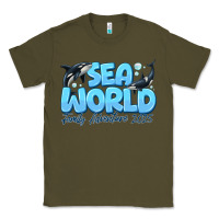 Army Green Sea World Family Adventure 2025 Classic Tee - CowhideDigitalArt