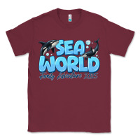 Burgundy Sea World Family Adventure 2025 Classic Tee - CowhideDigitalArt